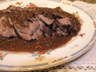 brasato all&amp;#39;amarone - braised roast with amarone wine